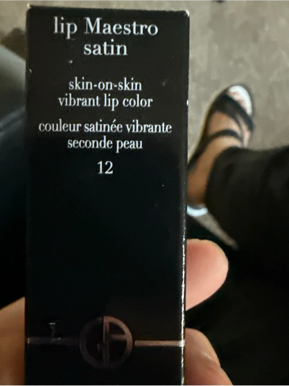 Giorgio Armani Lip Maestro Satin Liquid Lip Color - Shade 12 Skin-On-Skin